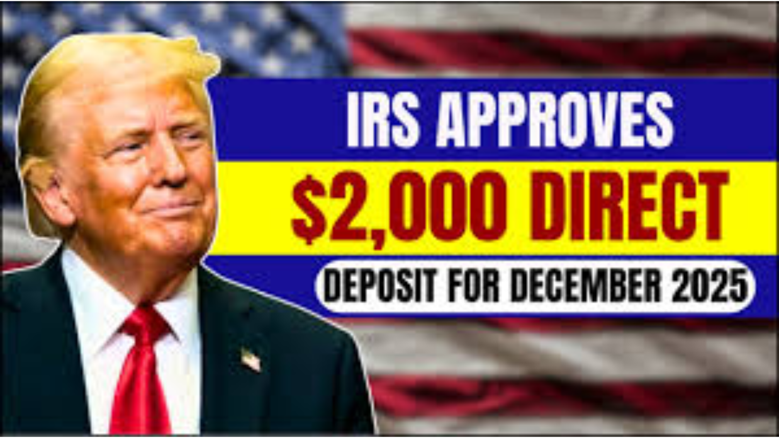 $2,000 IRS Direct Deposit 2025