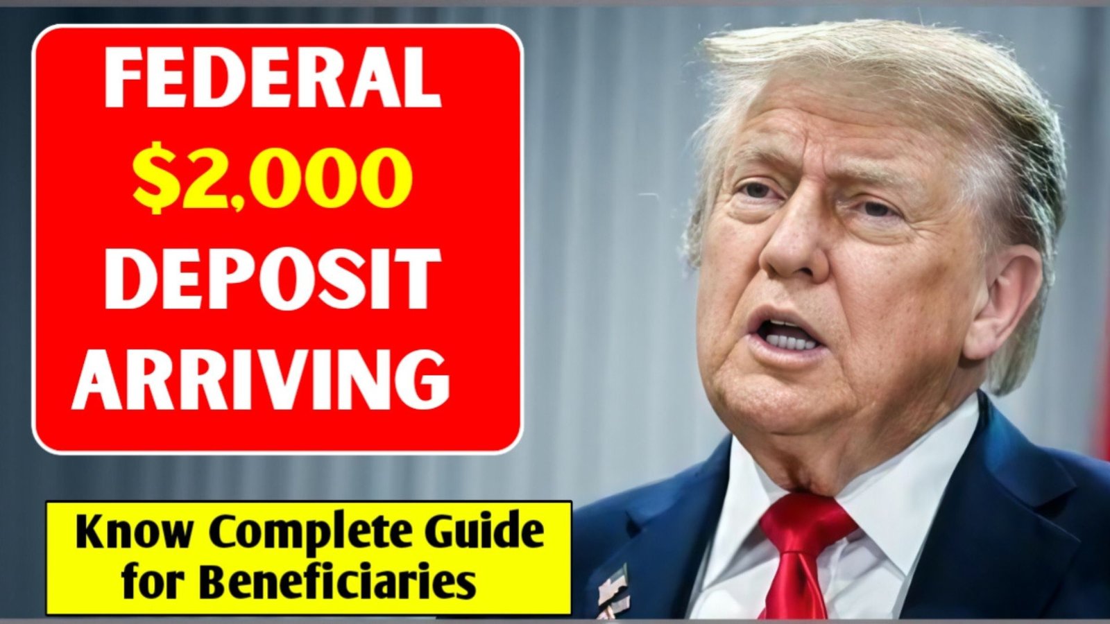 Federal $2,000 Deposit Arriving in December 2025 – Complete Guide for Beneficiaries
